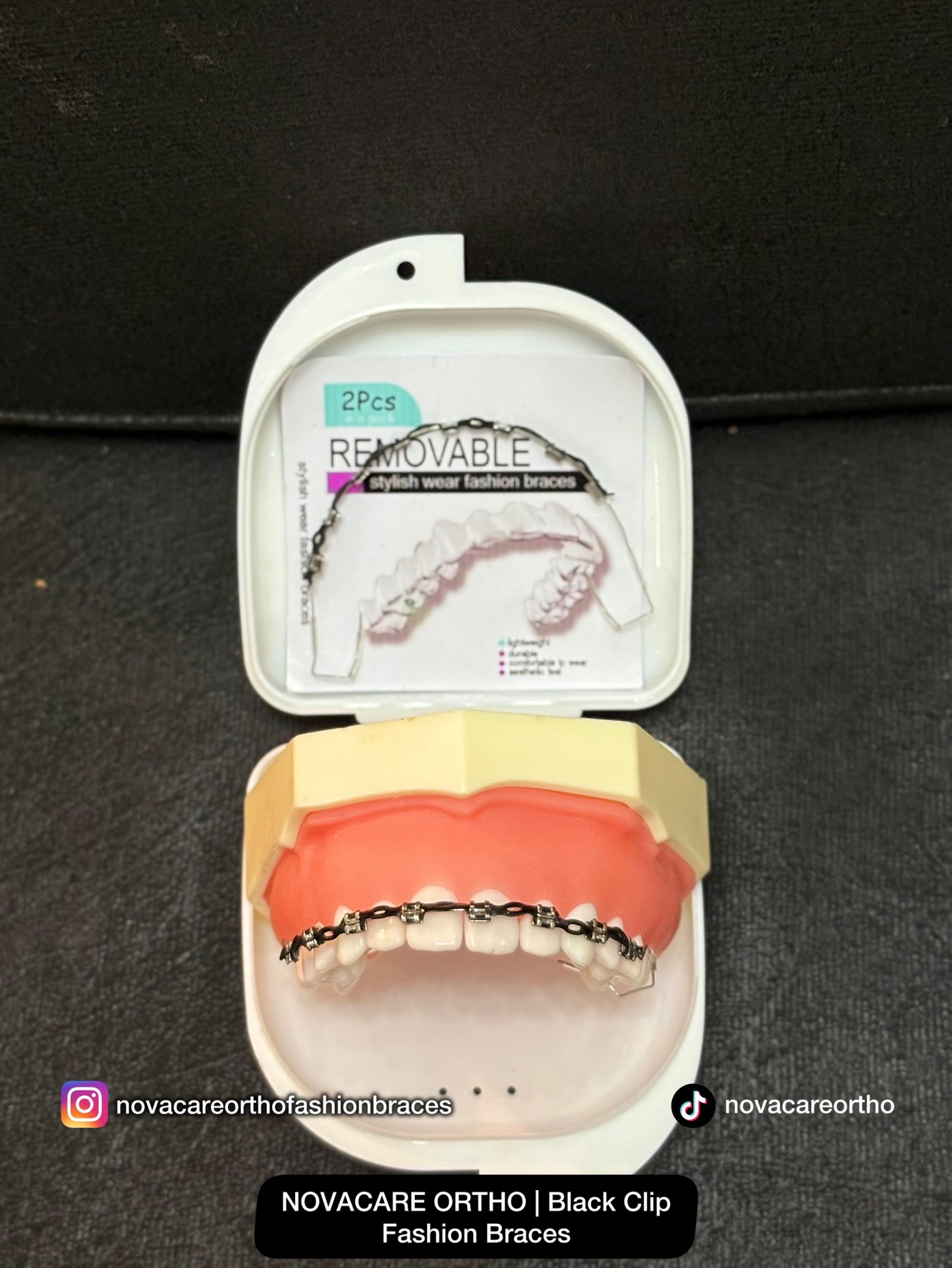Clip Removable Braces🌟(Top & Bottom) – with Free Retainer Case🌟
