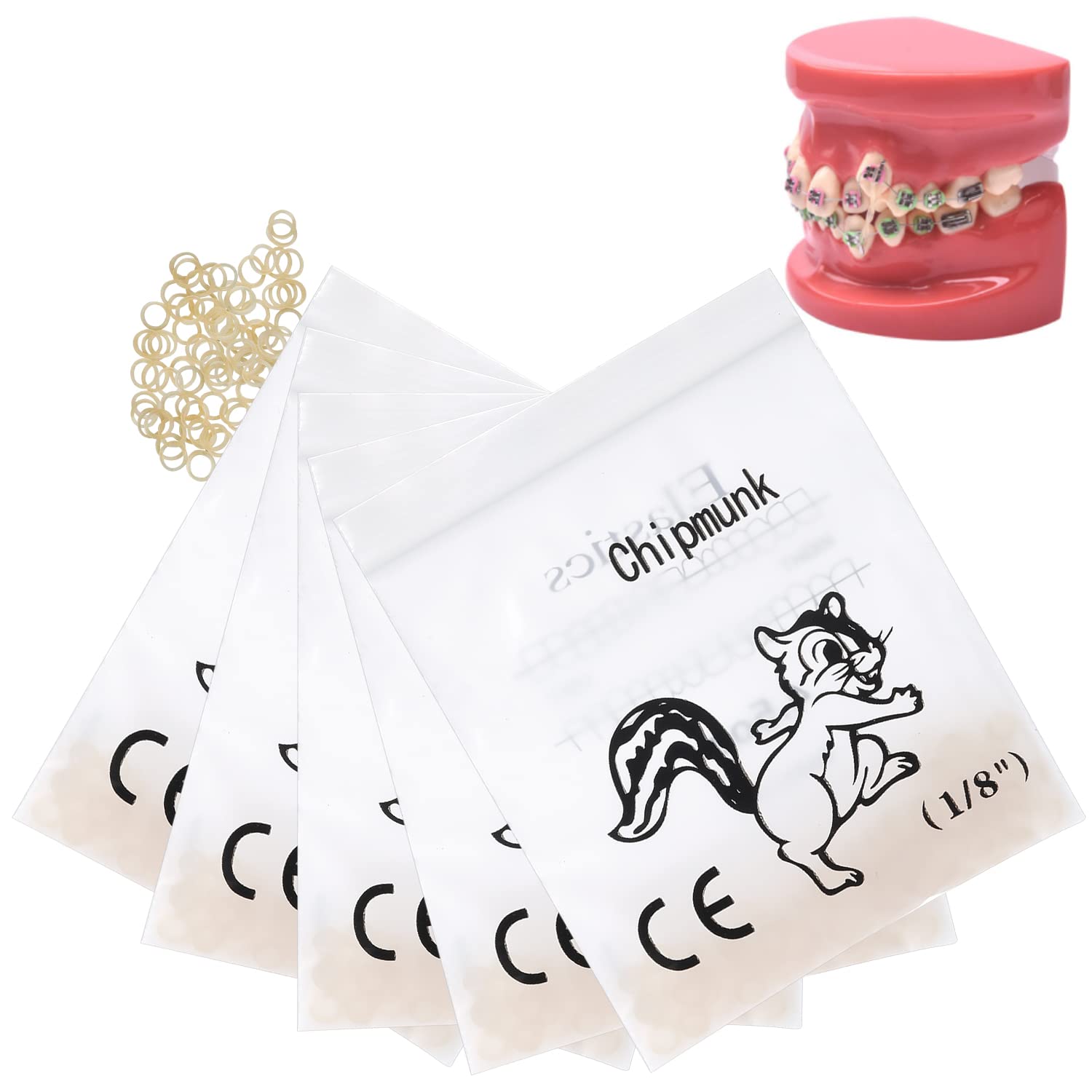 Rubber Bands for Braces 1000pcs a set