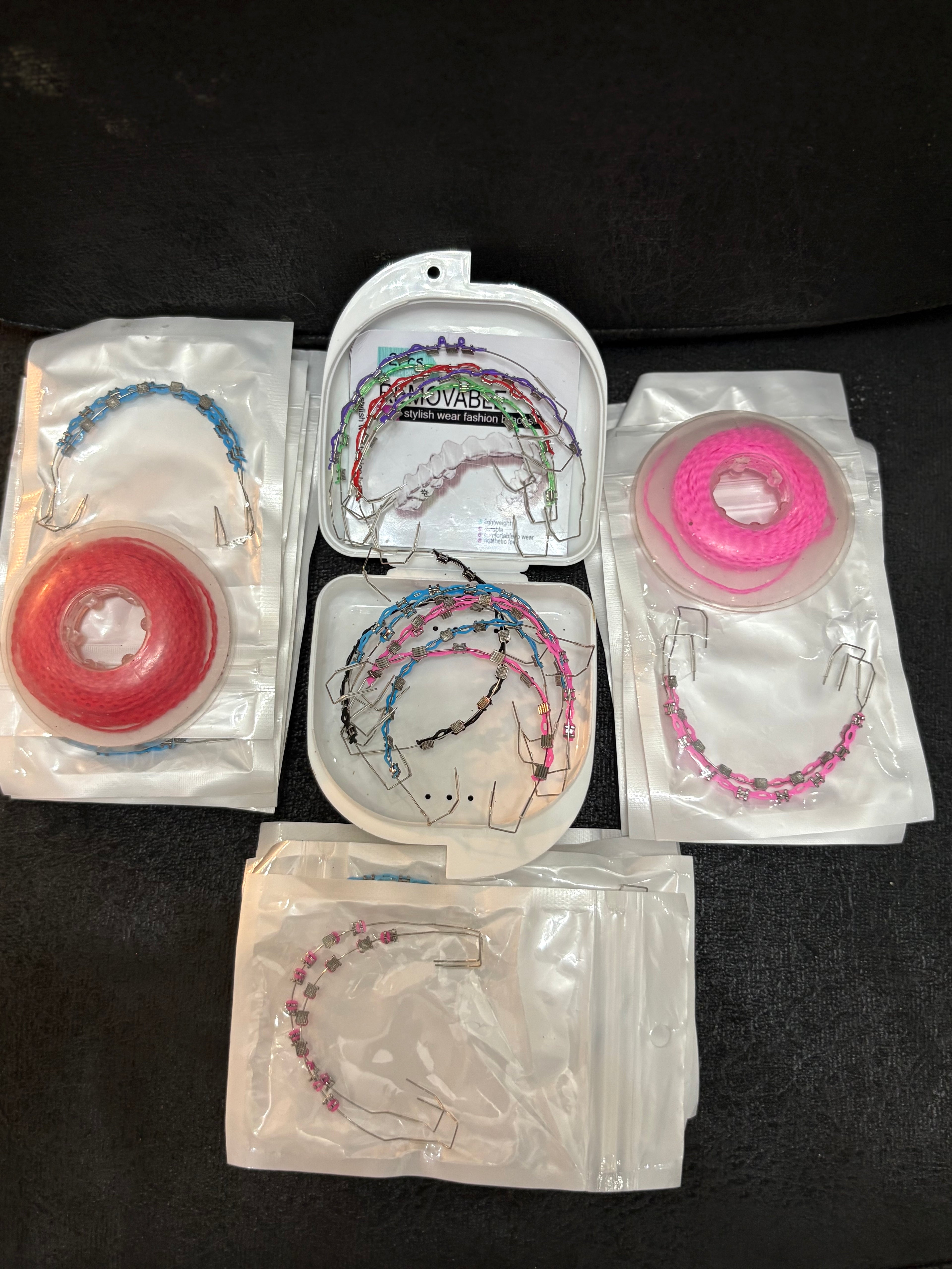 Wholesale Clip-On Removable Braces – 5pcs per Set