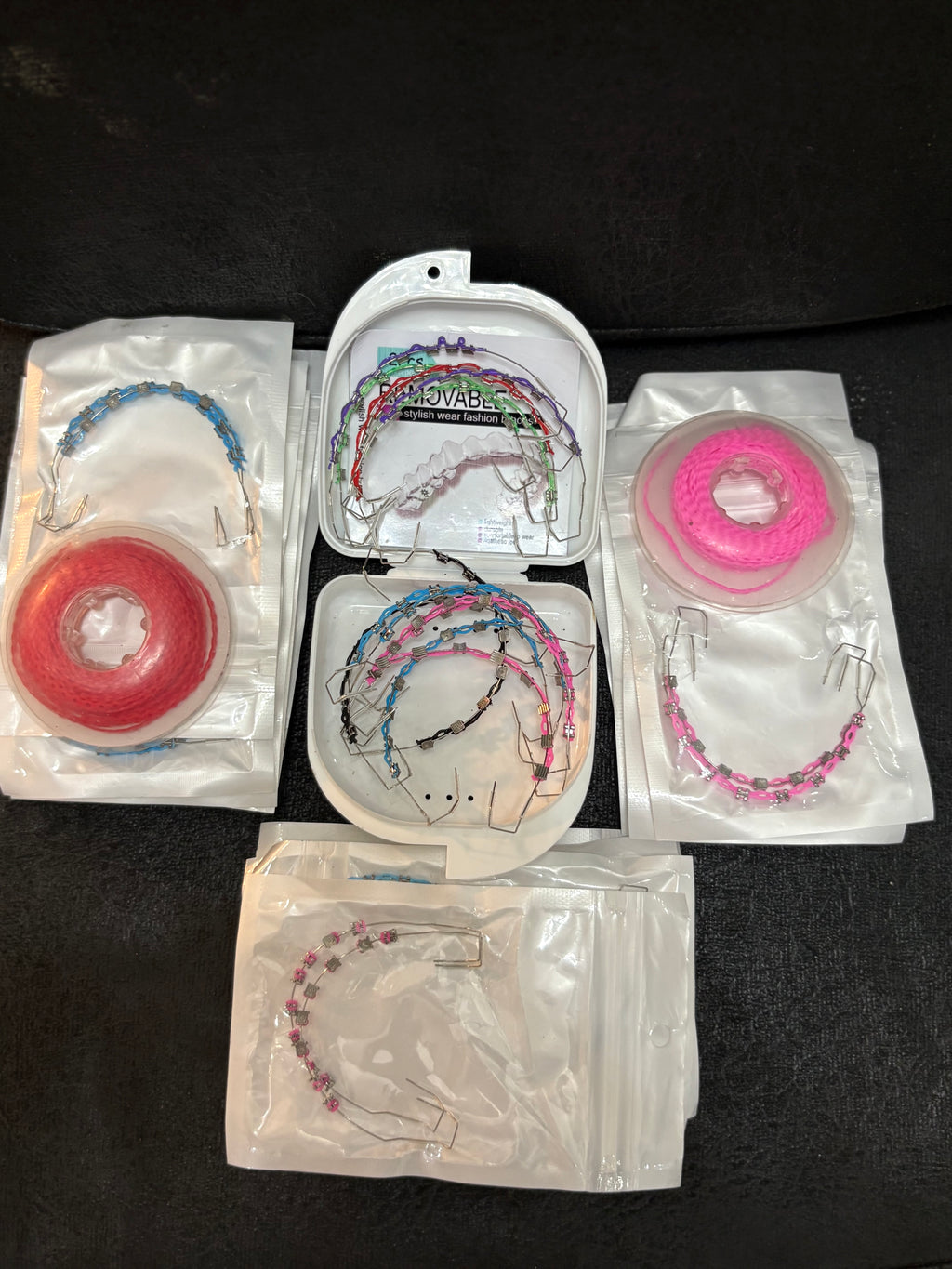Wholesale Clip-On Removable Braces – 5pcs per Set